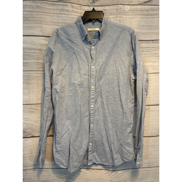 Premium by Jack & Jones Blue Button Down Shirt Size L - Picture 1 of 2